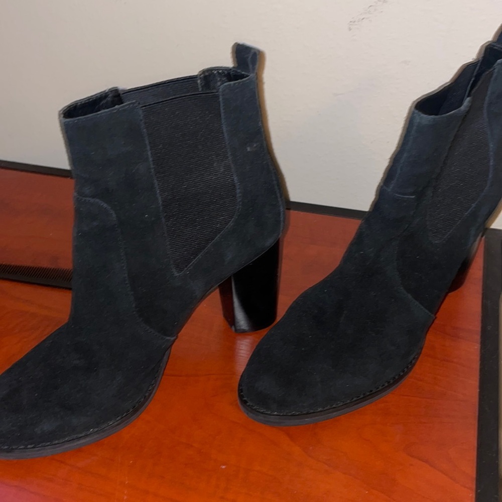 Suede booties